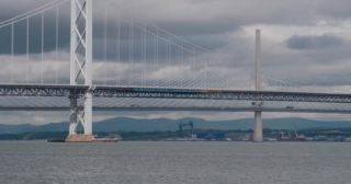 Link to Video | summer, United Kingdom, Firth of Forth, Scotland, Edinburgh, 4K resolution, Forth Bridge, river, traffic, 2022, Queensferry, Queensferry Crossing, Forth Road Bridge