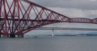 Link to Video | summer, United Kingdom, Firth of Forth, Scotland, Edinburgh, 4K resolution, Forth Bridge, river, traffic, 2022, Queensferry, Queensferry Crossing, Forth Road Bridge