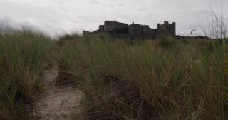 Link to Video | summer, medieval architecture, United Kingdom, North Sea, Northern England, Bamburgh Castle, England, Northumberland, 4K resolution, 2022, coast