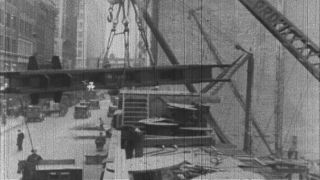 Link to Video | high-rise building, 1931, 1930, landmark, United States of America, 1930s, construction site, New York City, black and white, Empire State Building