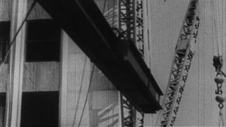 Link to Video | high-rise building, 1931, 1930, landmark, United States of America, 1930s, construction site, New York City, black and white, Empire State Building