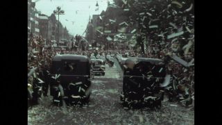 Link to Video | President of the United States, military police, state visit, 1967, West Berlin, Checkpoint Charlie, John F. Kennedy