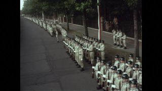 Link to Video | President of the United States, military police, state visit, 1967, West Berlin, Checkpoint Charlie, John F. Kennedy