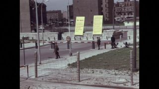 Link to Video | President of the United States, military police, state visit, 1967, West Berlin, Checkpoint Charlie, John F. Kennedy