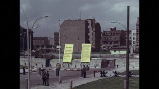 Link to Video | President of the United States, military police, state visit, 1967, West Berlin, Checkpoint Charlie, John F. Kennedy