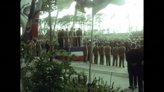 Link to Video | President of the United States, military police, state visit, 1967, West Berlin, Checkpoint Charlie, John F. Kennedy