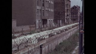 Link to Video | President of the United States, military police, state visit, 1967, West Berlin, Checkpoint Charlie, John F. Kennedy