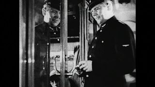 Link to Video | passenger train, Germany, 1936, train ride, Third Reich, black and white, train