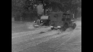 Link to Video | post–World War II era, Airbridge, airlift, blockade, black-and-white photography, Berlin, black and white