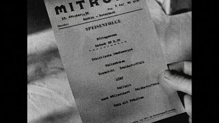 Link to Video | passenger train, Germany, 1936, train ride, Third Reich, black and white, train