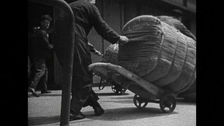 Link to Video | logistics, Germany, Bremen, port, black and white