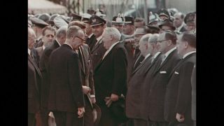 Link to Video | 1963 Kennedy visit to West-Germany, Germany, color, 1963, head of state, West Germany, color motion picture film, John F. Kennedy