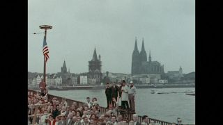 Link zum Video | Staatsbesuch von John F. Kennedy in der Bundesrepublik Deutschland im Jahr 1963, Deutschland, Farbe, 1963, Staatsoberhaupt, Bundesrepublik Deutschland bis 1990, Farbfilm, John F. Kennedy