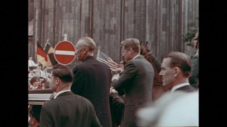 Link to Video | 1963 Kennedy visit to West-Germany, Germany, color, 1963, head of state, West Germany, color motion picture film, John F. Kennedy