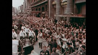 Link to Video | 1963 Kennedy visit to West-Germany, Germany, color, 1963, head of state, West Germany, color motion picture film, John F. Kennedy