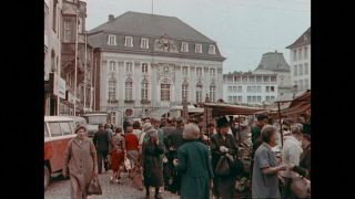 Link to Video | 1963 Kennedy visit to West-Germany, Germany, color, 1963, head of state, West Germany, color motion picture film, John F. Kennedy