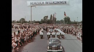 Link zum Video | Staatsbesuch von John F. Kennedy in der Bundesrepublik Deutschland im Jahr 1963, Deutschland, Farbe, 1963, Staatsoberhaupt, Bundesrepublik Deutschland bis 1990, Farbfilm, John F. Kennedy