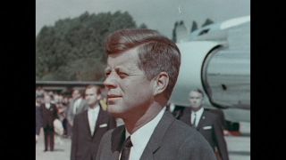 Link zum Video | Staatsbesuch von John F. Kennedy in der Bundesrepublik Deutschland im Jahr 1963, Deutschland, Farbe, 1963, Staatsoberhaupt, Bundesrepublik Deutschland bis 1990, Farbfilm, John F. Kennedy
