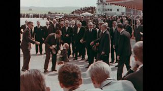 Link to Video | 1963 Kennedy visit to West-Germany, Germany, color, 1963, head of state, West Germany, color motion picture film, John F. Kennedy