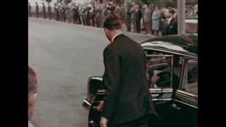 Link zum Video | Staatsbesuch von John F. Kennedy in der Bundesrepublik Deutschland im Jahr 1963, Deutschland, Farbe, 1963, Staatsoberhaupt, Bundesrepublik Deutschland bis 1990, Farbfilm, John F. Kennedy