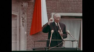 Link to Video | 1963 Kennedy visit to West-Germany, Germany, color, 1963, head of state, West Germany, color motion picture film, John F. Kennedy