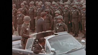 Link zum Video | Staatsbesuch von John F. Kennedy in der Bundesrepublik Deutschland im Jahr 1963, Deutschland, Farbe, 1963, Staatsoberhaupt, Bundesrepublik Deutschland bis 1990, Farbfilm, John F. Kennedy