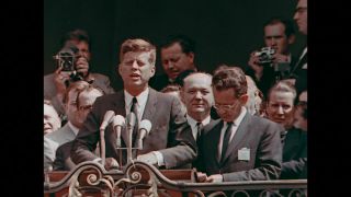 Link to Video | 1963 Kennedy visit to West-Germany, Germany, color, 1963, head of state, West Germany, color motion picture film, John F. Kennedy