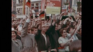 Link to Video | 1963 Kennedy visit to West-Germany, Germany, color, 1963, head of state, West Germany, color motion picture film, John F. Kennedy