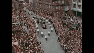 Link to Video | 1963 Kennedy visit to West-Germany, Germany, color, 1963, head of state, West Germany, color motion picture film, John F. Kennedy