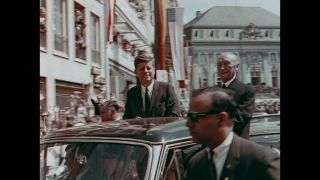 Link to Video | 1963 Kennedy visit to West-Germany, Germany, color, 1963, head of state, West Germany, color motion picture film, John F. Kennedy