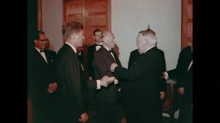 Link to Video | 1963 Kennedy visit to West-Germany, Germany, color, 1963, head of state, West Germany, color motion picture film, John F. Kennedy