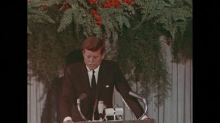 Link to Video | 1963 Kennedy visit to West-Germany, Germany, color, 1963, head of state, West Germany, color motion picture film, John F. Kennedy