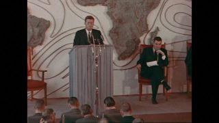 Link to Video | 1963 Kennedy visit to West-Germany, Germany, color, 1963, head of state, West Germany, color motion picture film, John F. Kennedy