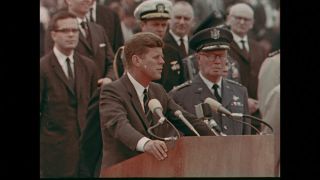 Link to Video | 1963 Kennedy visit to West-Germany, Germany, color, 1963, head of state, West Germany, color motion picture film, John F. Kennedy