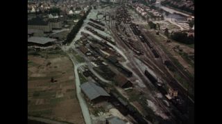 Link to Video | Germany, aerial shot, 1945
