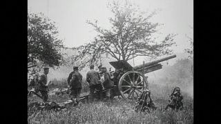 Link to Video | war, World War I, black and white