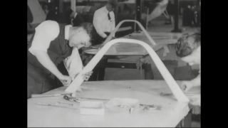 Link to Video | airplane with propellers, Elizabeth, New Jersey, aircraft construction, 1917, military aircraft, United States of America, manufactory, Plainfield, production, Standard Aircraft Corporation, black and white, aerospace manufacturer