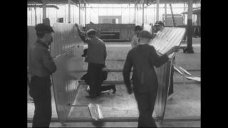 Link to Video | airplane with propellers, Elizabeth, New Jersey, aircraft construction, 1917, military aircraft, United States of America, manufactory, Plainfield, production, Standard Aircraft Corporation, black and white, aerospace manufacturer
