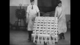 Link to Video | airplane with propellers, Elizabeth, New Jersey, aircraft construction, 1917, military aircraft, United States of America, manufactory, Plainfield, production, Standard Aircraft Corporation, black and white, aerospace manufacturer