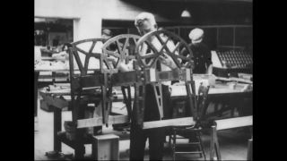 Link to Video | airplane with propellers, Elizabeth, New Jersey, aircraft construction, 1917, military aircraft, United States of America, manufactory, Plainfield, production, Standard Aircraft Corporation, black and white, aerospace manufacturer