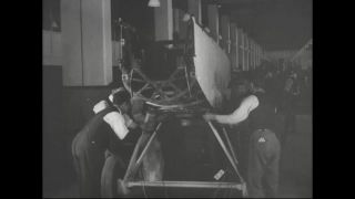 Link to Video | airplane with propellers, Elizabeth, New Jersey, aircraft construction, 1917, military aircraft, United States of America, manufactory, Plainfield, production, Standard Aircraft Corporation, black and white, aerospace manufacturer