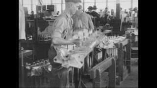 Link to Video | airplane with propellers, Elizabeth, New Jersey, aircraft construction, 1917, military aircraft, United States of America, manufactory, Plainfield, production, Standard Aircraft Corporation, black and white, aerospace manufacturer