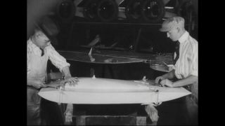 Link to Video | airplane with propellers, Elizabeth, New Jersey, aircraft construction, 1917, military aircraft, United States of America, manufactory, Plainfield, production, Standard Aircraft Corporation, black and white, aerospace manufacturer