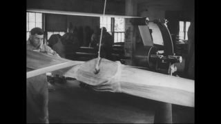 Link to Video | airplane with propellers, Elizabeth, New Jersey, aircraft construction, 1917, military aircraft, United States of America, manufactory, Plainfield, production, Standard Aircraft Corporation, black and white, aerospace manufacturer