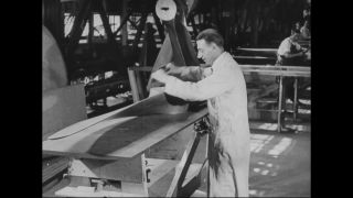 Link to Video | airplane with propellers, Elizabeth, New Jersey, aircraft construction, 1917, military aircraft, United States of America, manufactory, Plainfield, production, Standard Aircraft Corporation, black and white, aerospace manufacturer