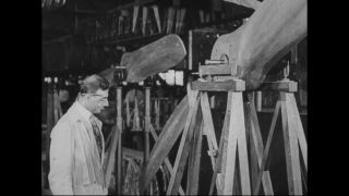 Link to Video | airplane with propellers, Elizabeth, New Jersey, aircraft construction, 1917, military aircraft, United States of America, manufactory, Plainfield, production, Standard Aircraft Corporation, black and white, aerospace manufacturer