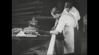 Link to Video | airplane with propellers, Elizabeth, New Jersey, aircraft construction, 1917, military aircraft, United States of America, manufactory, Plainfield, production, Standard Aircraft Corporation, black and white, aerospace manufacturer