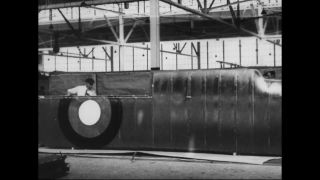 Link to Video | airplane with propellers, Elizabeth, New Jersey, aircraft construction, 1917, military aircraft, United States of America, manufactory, Plainfield, production, Standard Aircraft Corporation, black and white, aerospace manufacturer