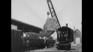 Link to Video | airplane with propellers, Elizabeth, New Jersey, aircraft construction, 1917, military aircraft, United States of America, manufactory, Plainfield, production, Standard Aircraft Corporation, black and white, aerospace manufacturer