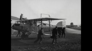 Link to Video | airplane with propellers, Elizabeth, New Jersey, aircraft construction, airplane, 1917, military aircraft, United States of America, manufactory, Plainfield, production, Standard Aircraft Corporation, black and white, aerospace manufacturer